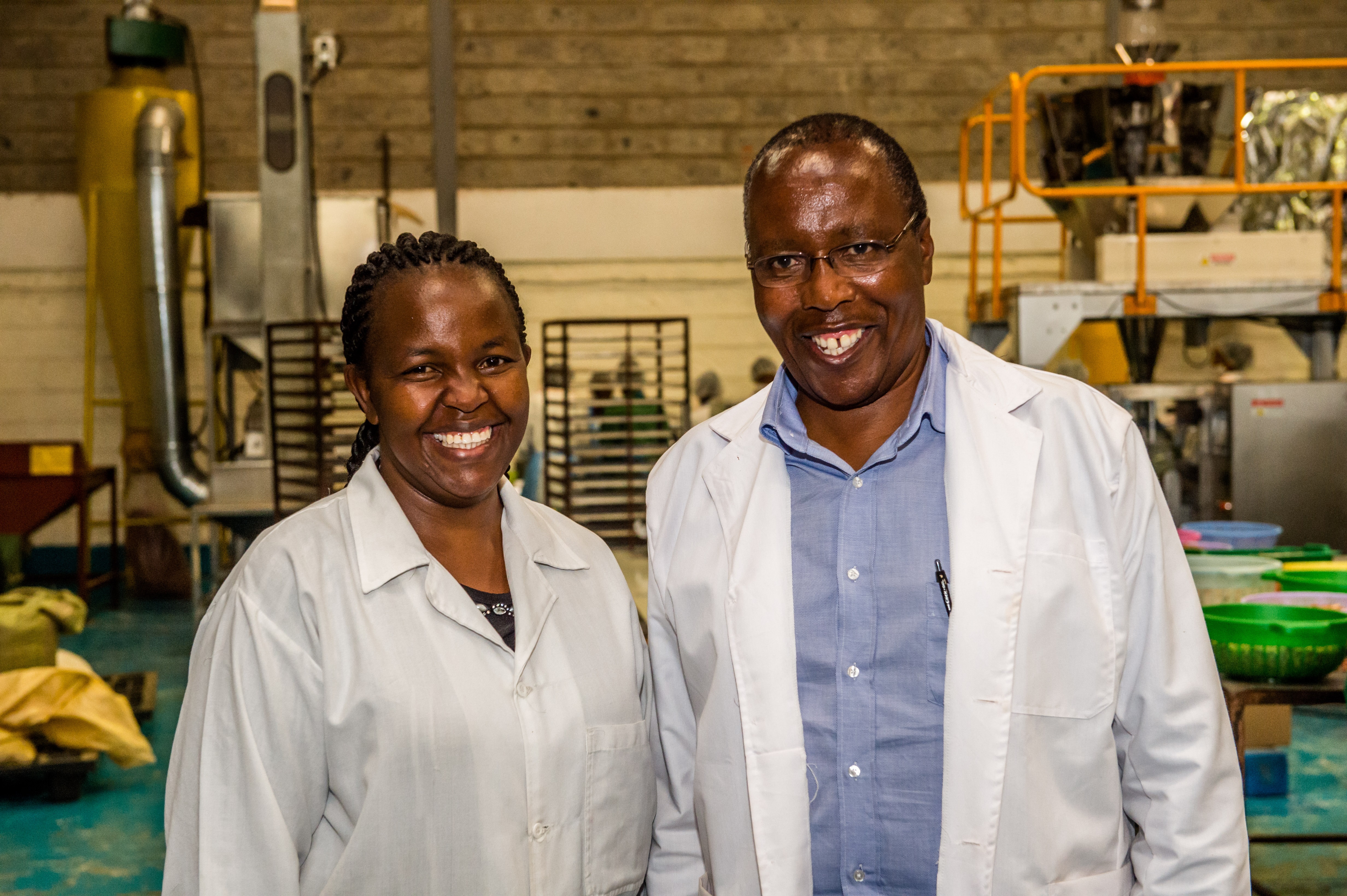 Athanas Matheka mit seiner Frau Catherine